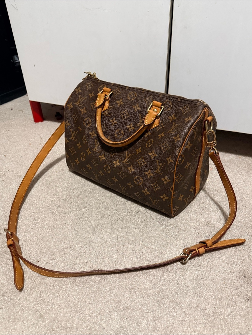 Authentic Louis Vuitton Speedy 30 Bandouliere